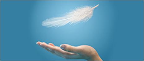 hand feather